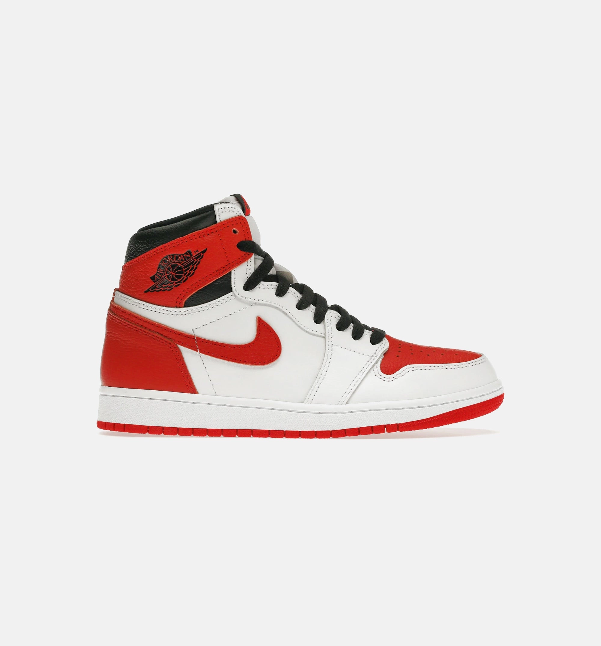 Air Jordan 1 High OG Heritage Mens Lifestyle Shoes - White/Black Free Shipping Cushioned Sole Ankle Boots