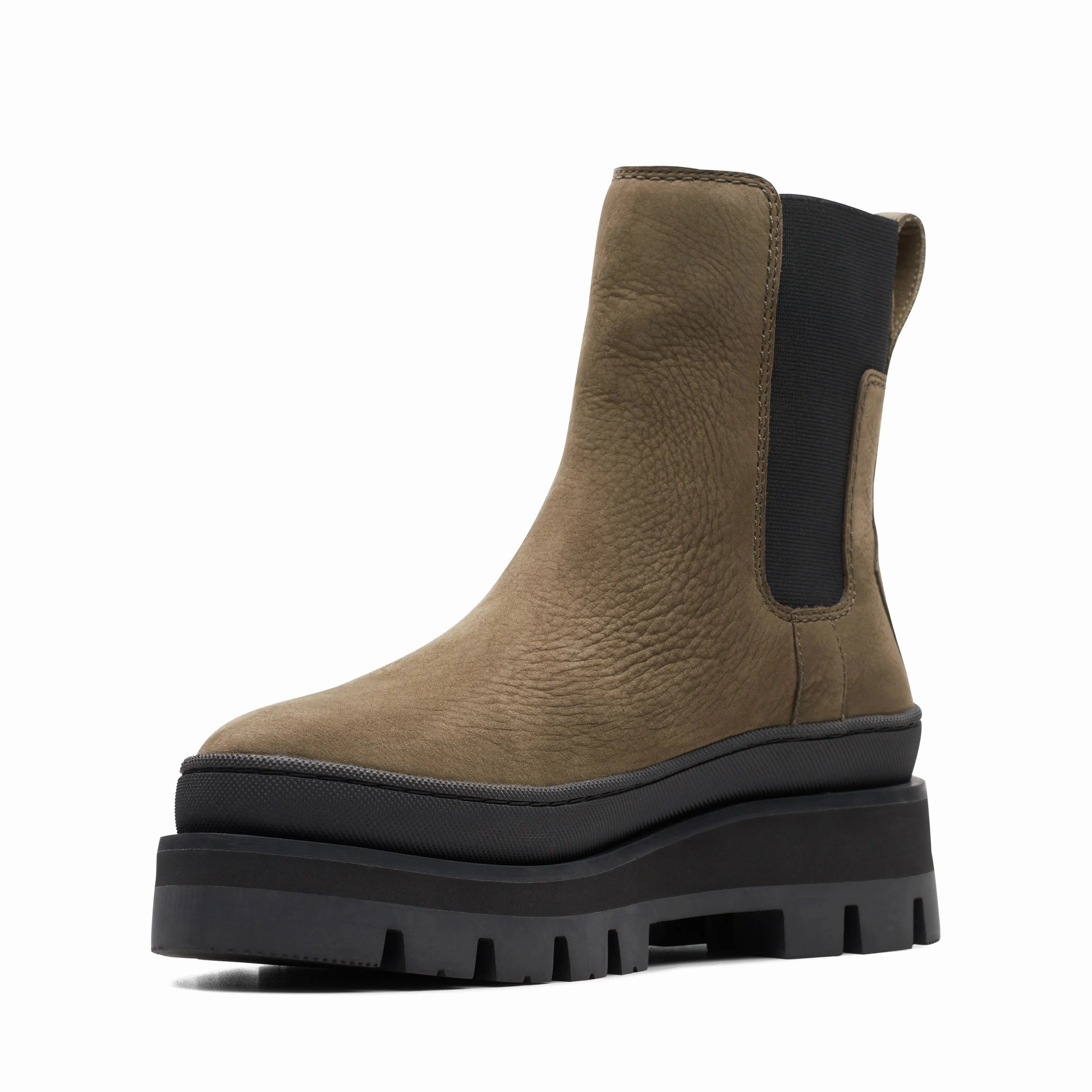 Chelsea Boots Fit Guide CLARKS | CHELSEA BOOTS | WOMEN | ORIANNA2 TOP DARK OLIVE NUBUCK | GREEN