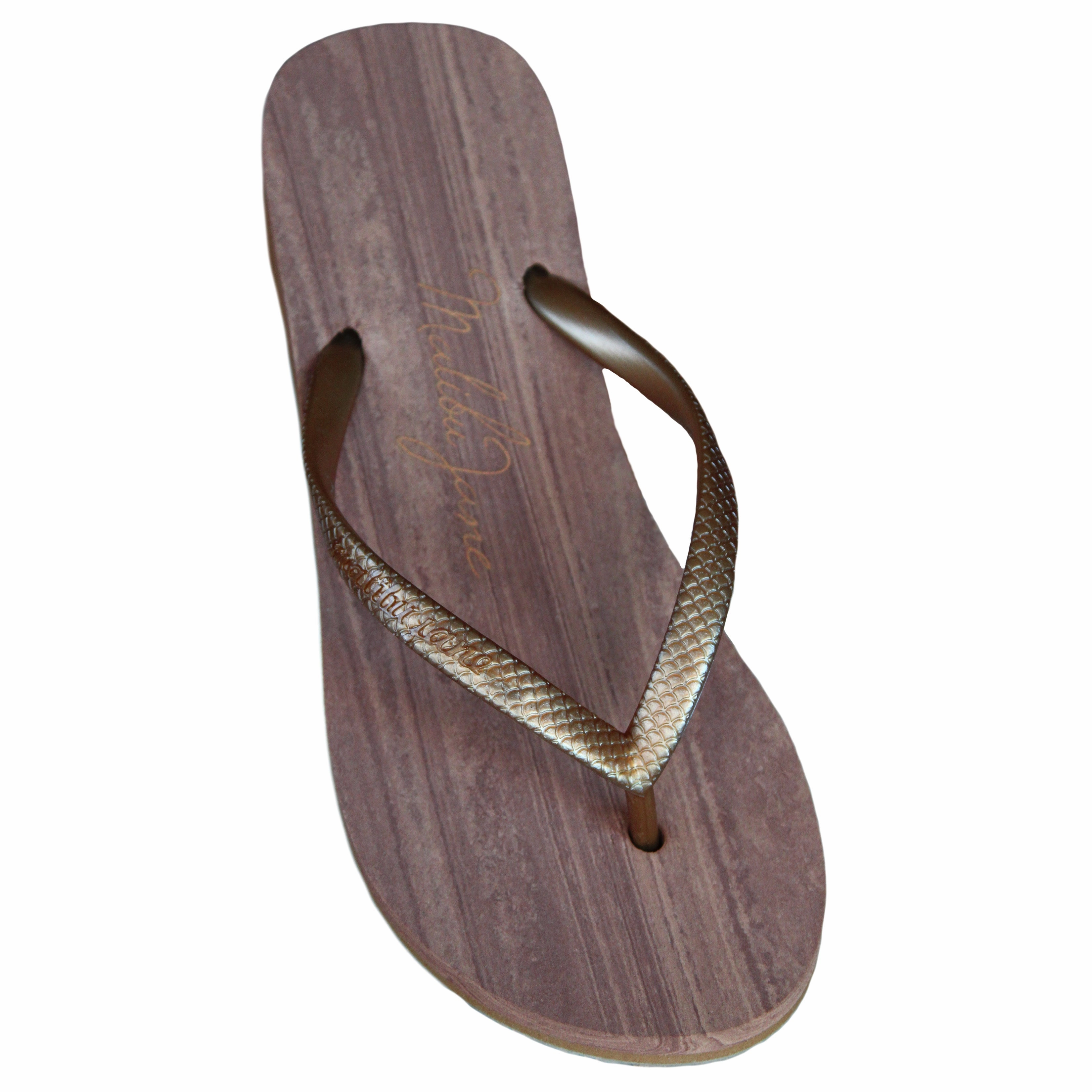 Rainbow Flip Flops Review HUNTINGTON FLIP FLOPS WOOD BRONZE
