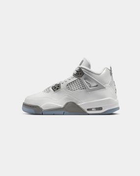 Air Jordan Shoes Nike Store Jordan Kids' Air Jordan 4 Retro "Blue Chill" (GS) Photon Dust