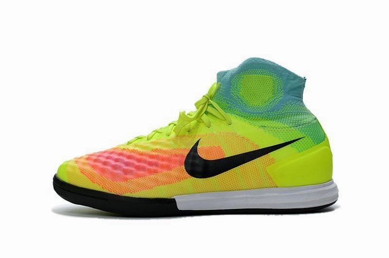 Nike MagistaX Proximo II IC Soccer Shoes Volt Black Total Orange Nike Padel Shoes