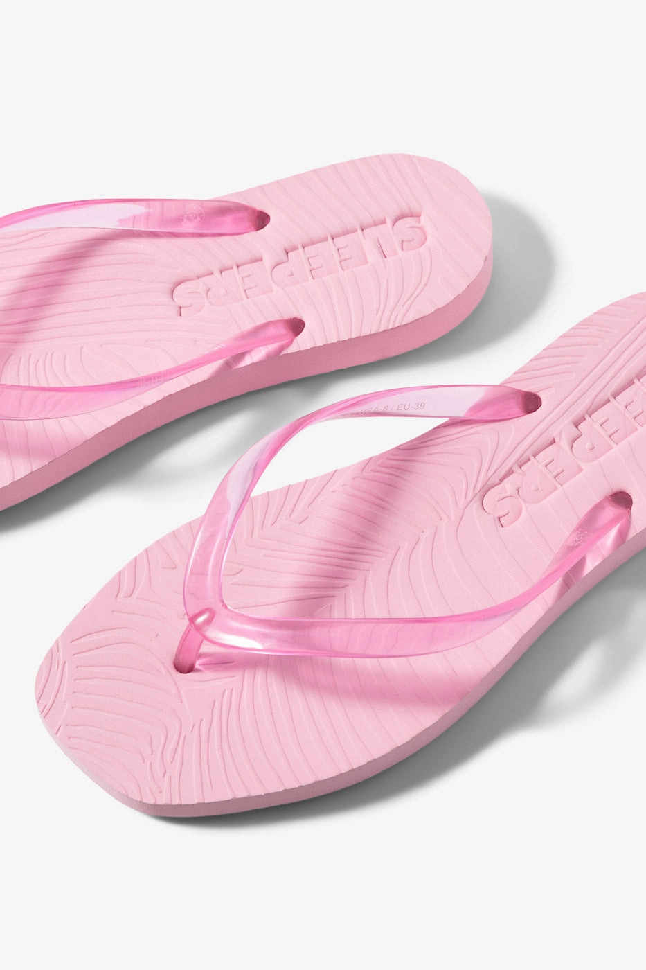 Flip Flops At Shoe Carnival Tapered Platform Transparent Pink Sorbet