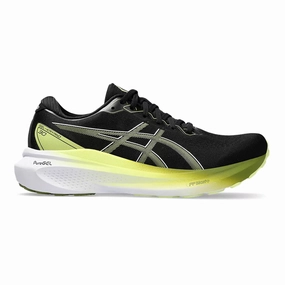 Men's Asics Gel-Kayano 30, Black/Glow Yellow, 8.5 D Medium Asics Shoes Gel Kayano 20