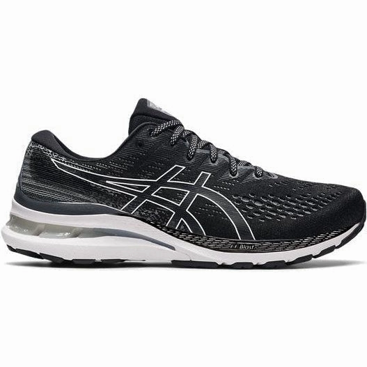 Men's Asics GEL-Kayano 28, Black/White, 11 4E Extra Wide Asics Rulon Gardner Shoes