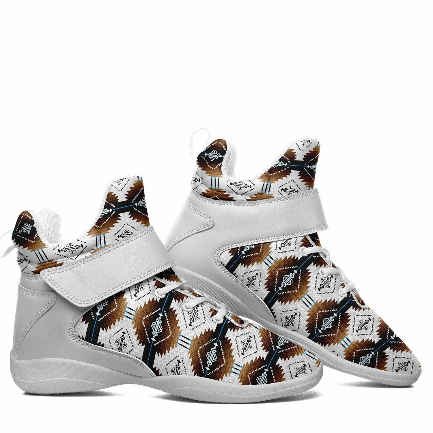 Cofitichequi White Ipottaa Basketball / Sport High Top Shoes - White Sole 13.5 Basketball Shoes