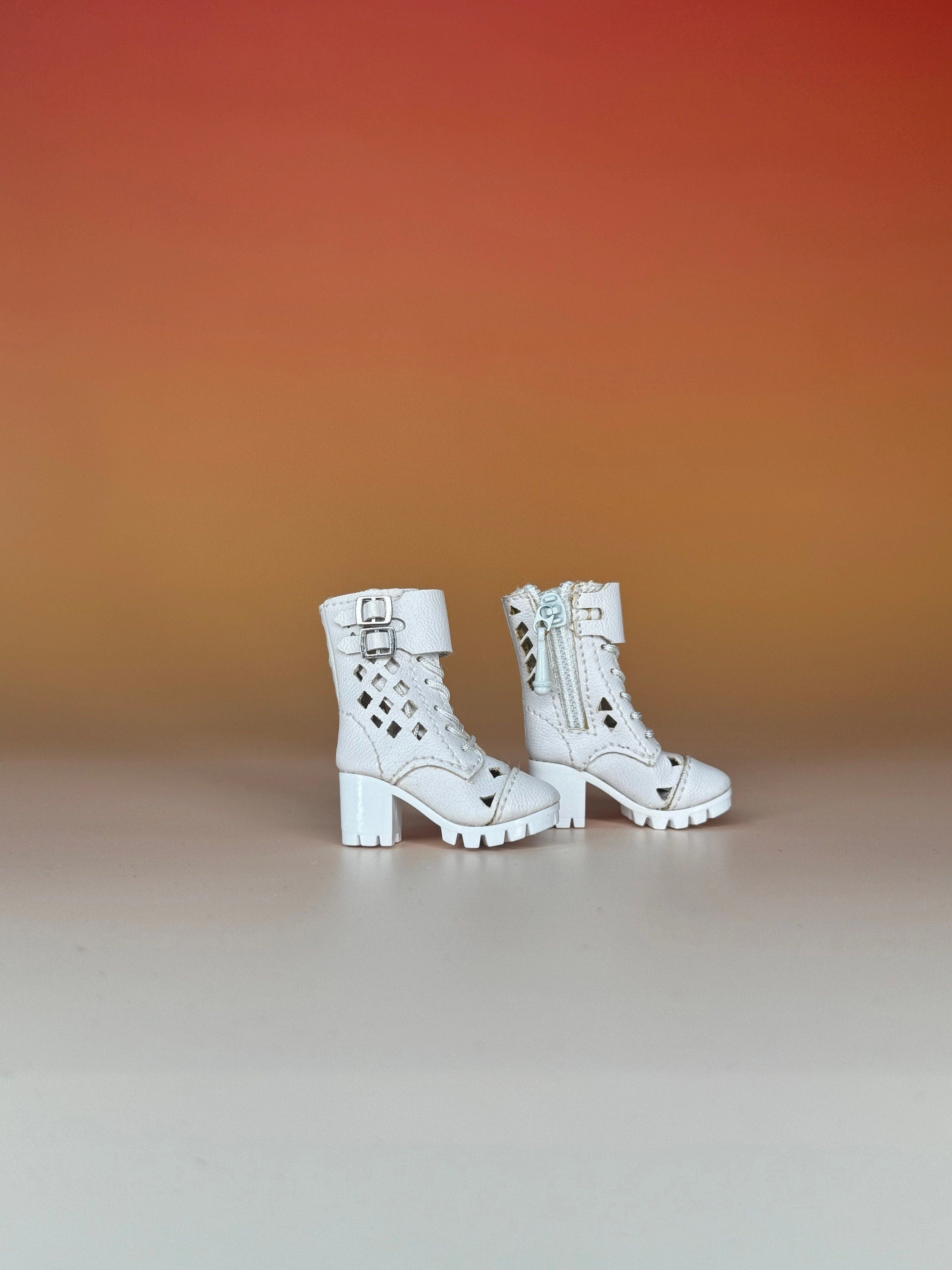 Thigh High Combat Boots With Heel Combat Boots