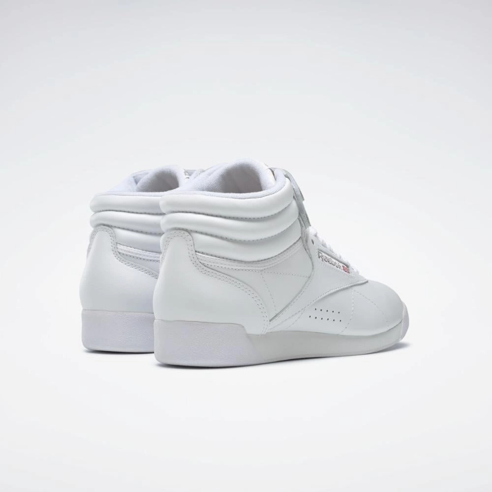 Vibe Ankle Boots Reebok Footwear Women Freestyle Hi Women's Shoes INT-WHT/SILVER