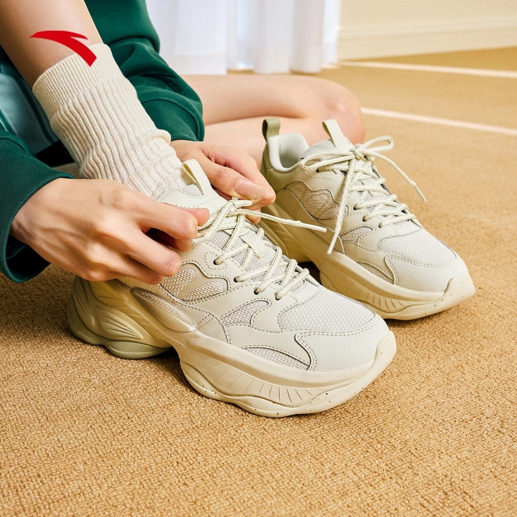 Dream Pairs Winter Snow Boots ANTA Women Casual Shoes 1225A8891-6 -Greymarl/Greenwash(Kasut Kasual/Kasut Sniker Perempuan)