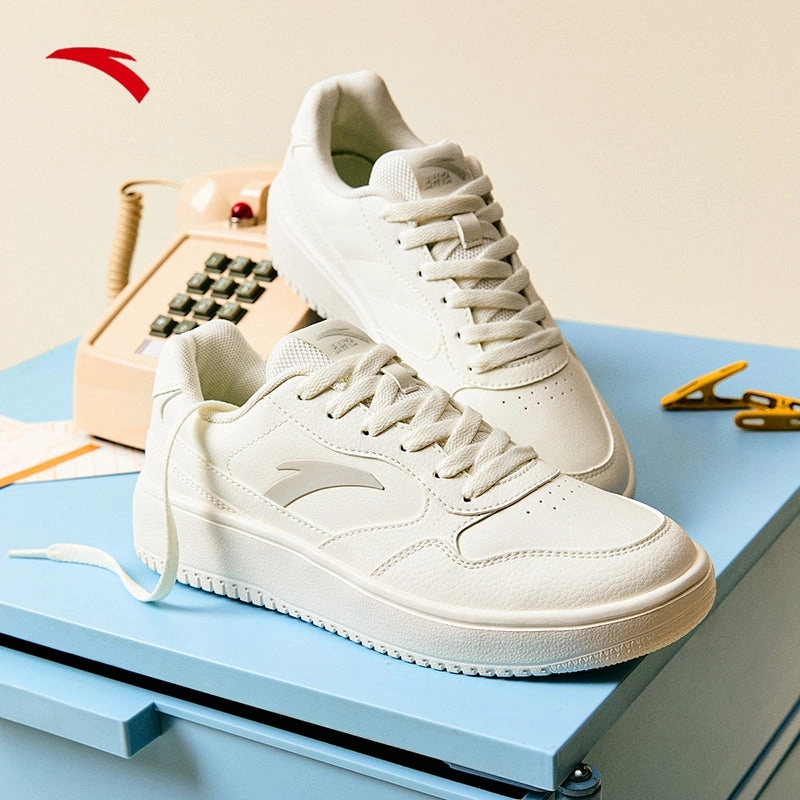 Sun And Ski Snow Boots ANTA Women Basic X-Game Shoes 9225B8001-1 -White (Kasut Kasual Perempuan)