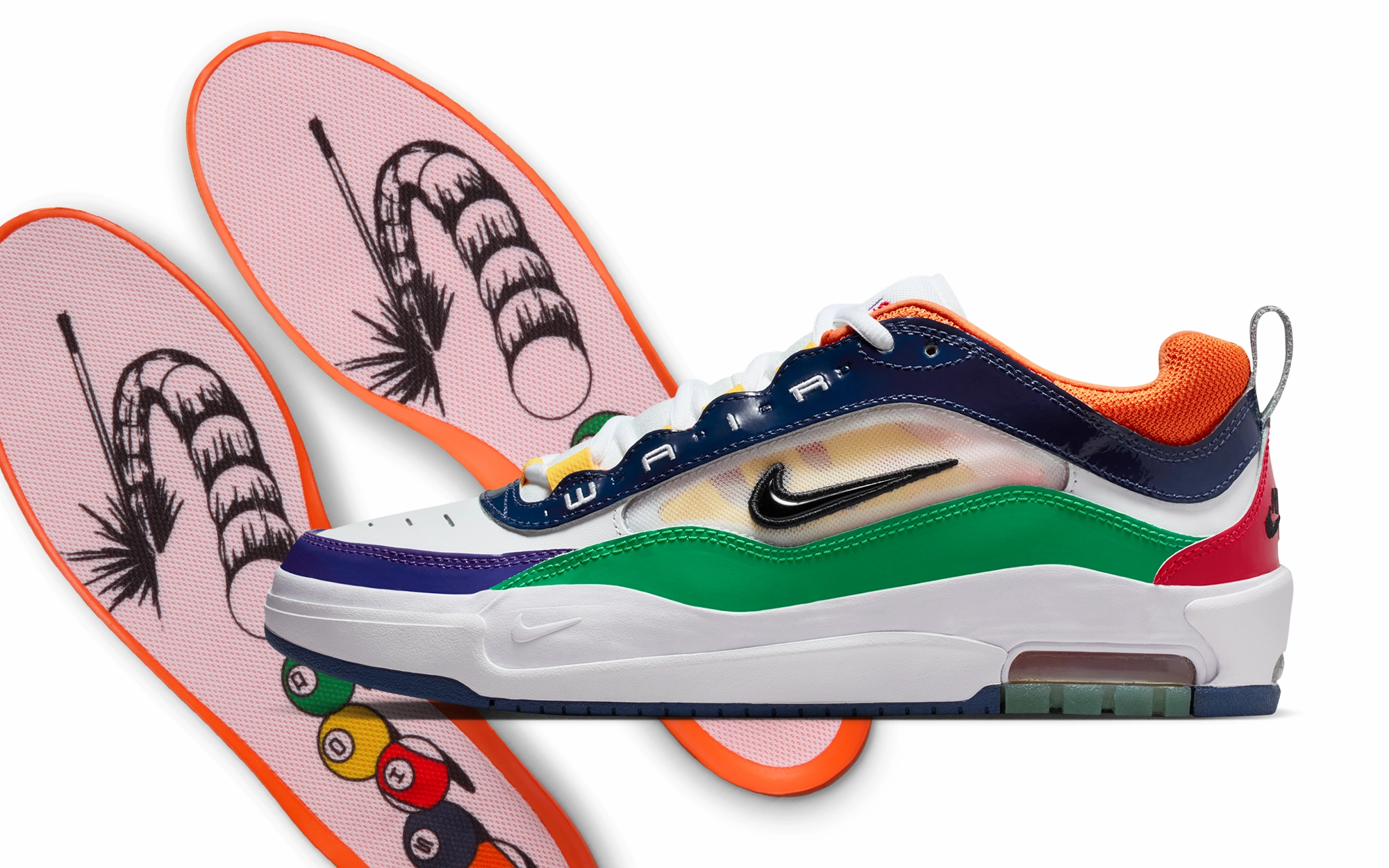 Indoor Soccer Shoes Nike Hypervenom Nike SB - Max Ishod PRM 'Pool' (University Red/Black-Amarillo)