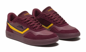 Most Breathable Skate Shoes Lakai Skateboard Shoes Terrace Burgundy Suede