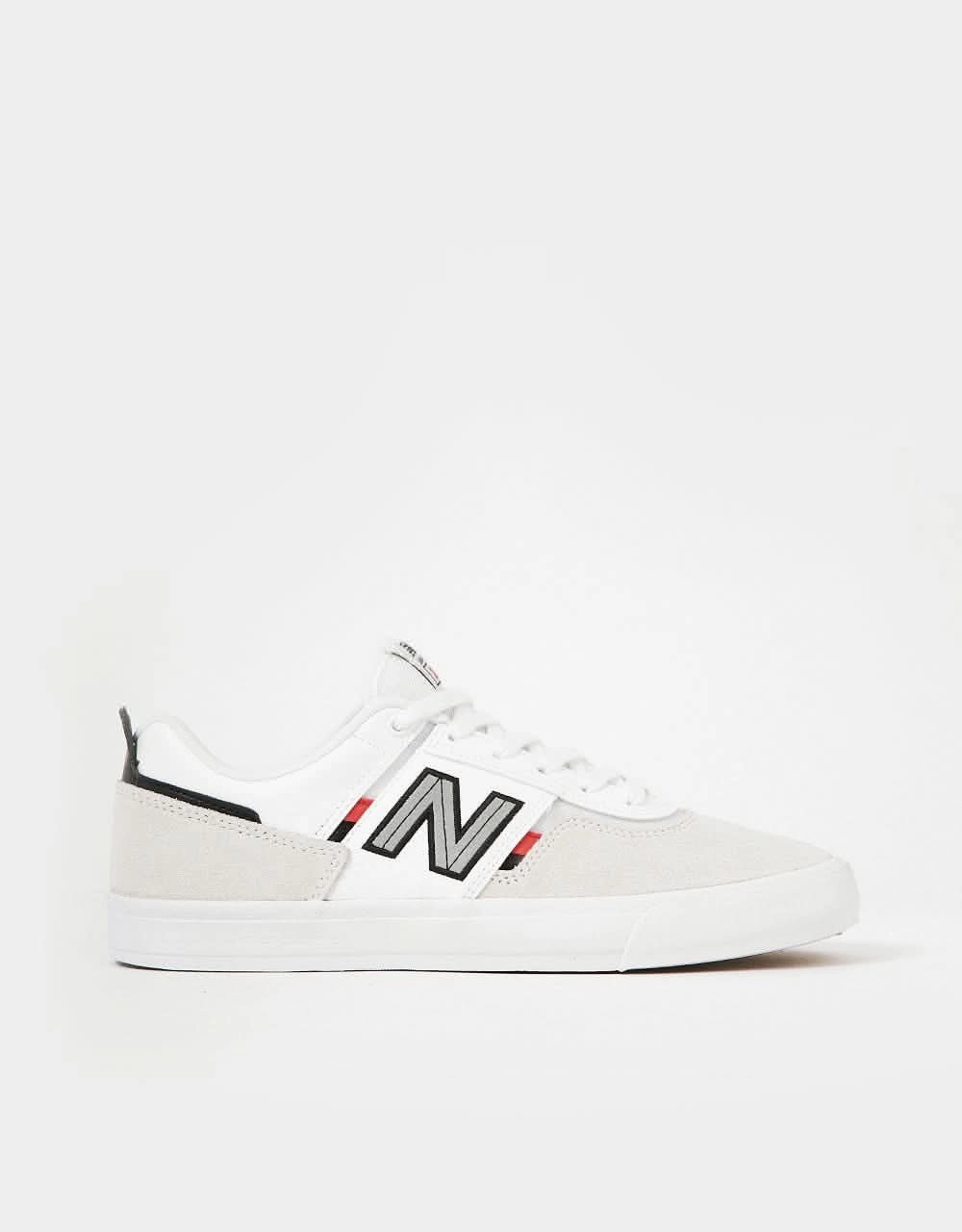 Shop Near Me Skate New Balance Numeric Jamie Foy 306 Skate Shoes - Light Grey/White