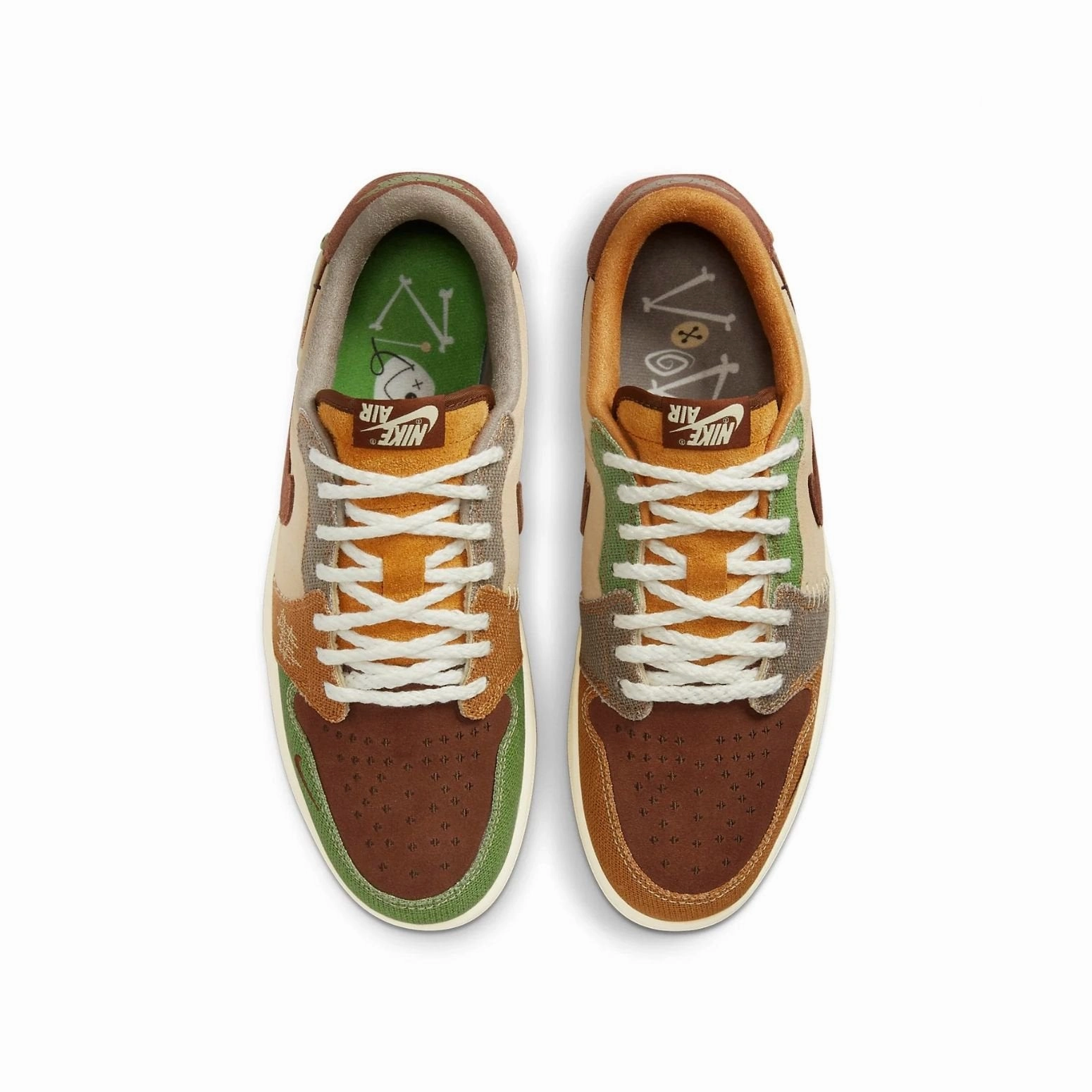 Auto Lacing Basketball Shoes Air Jordan 1 x Zion Williamson Retro Low OG 'Voodoo' DZ7292-200