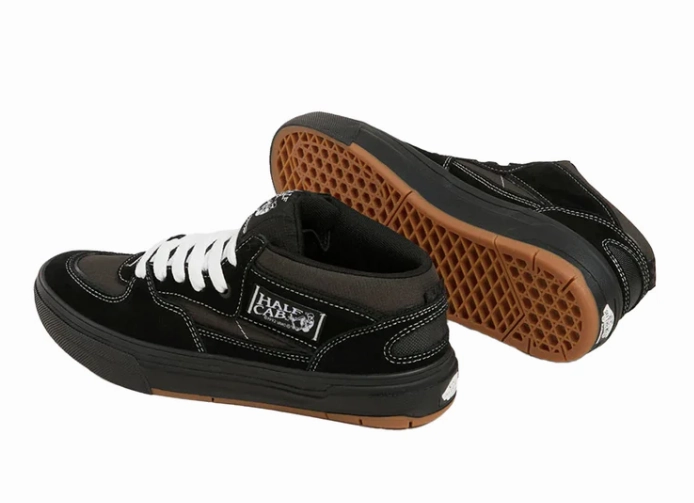 Vans HalfCab Wafflecup Black/ Asphalt Shoes Dvs Militia Skate