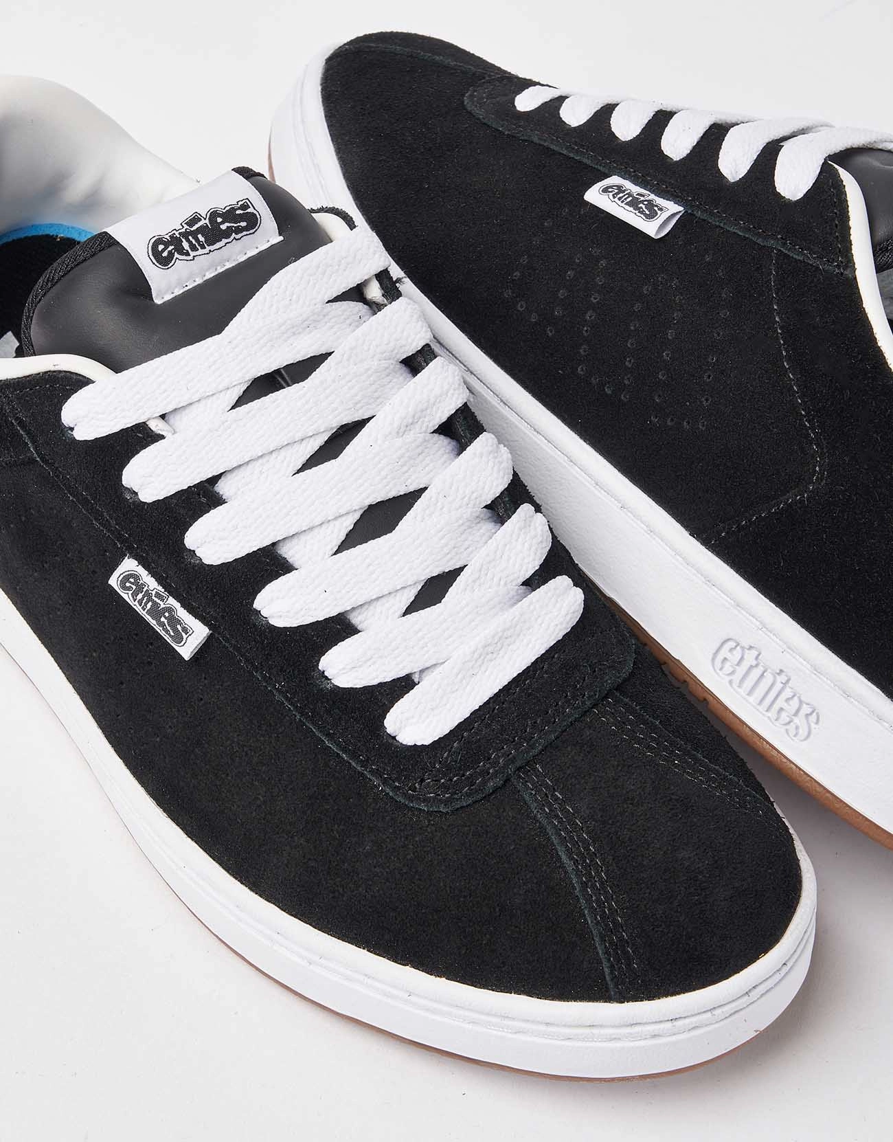 Canvas Skate Etnies Scam Skate Shoes - Black/White