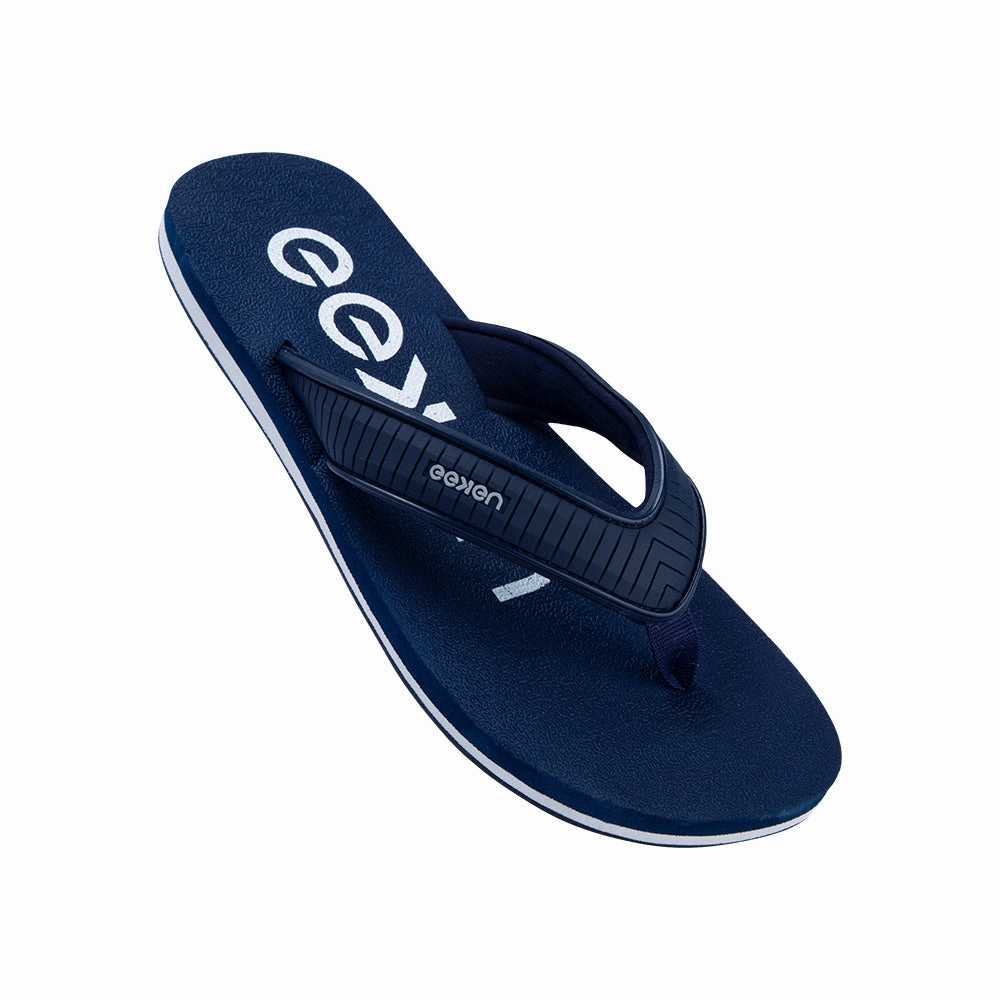 Eeken EFBG2019 Navy Everyday Flip Flops For Men Jelly Flip Flops With Bow