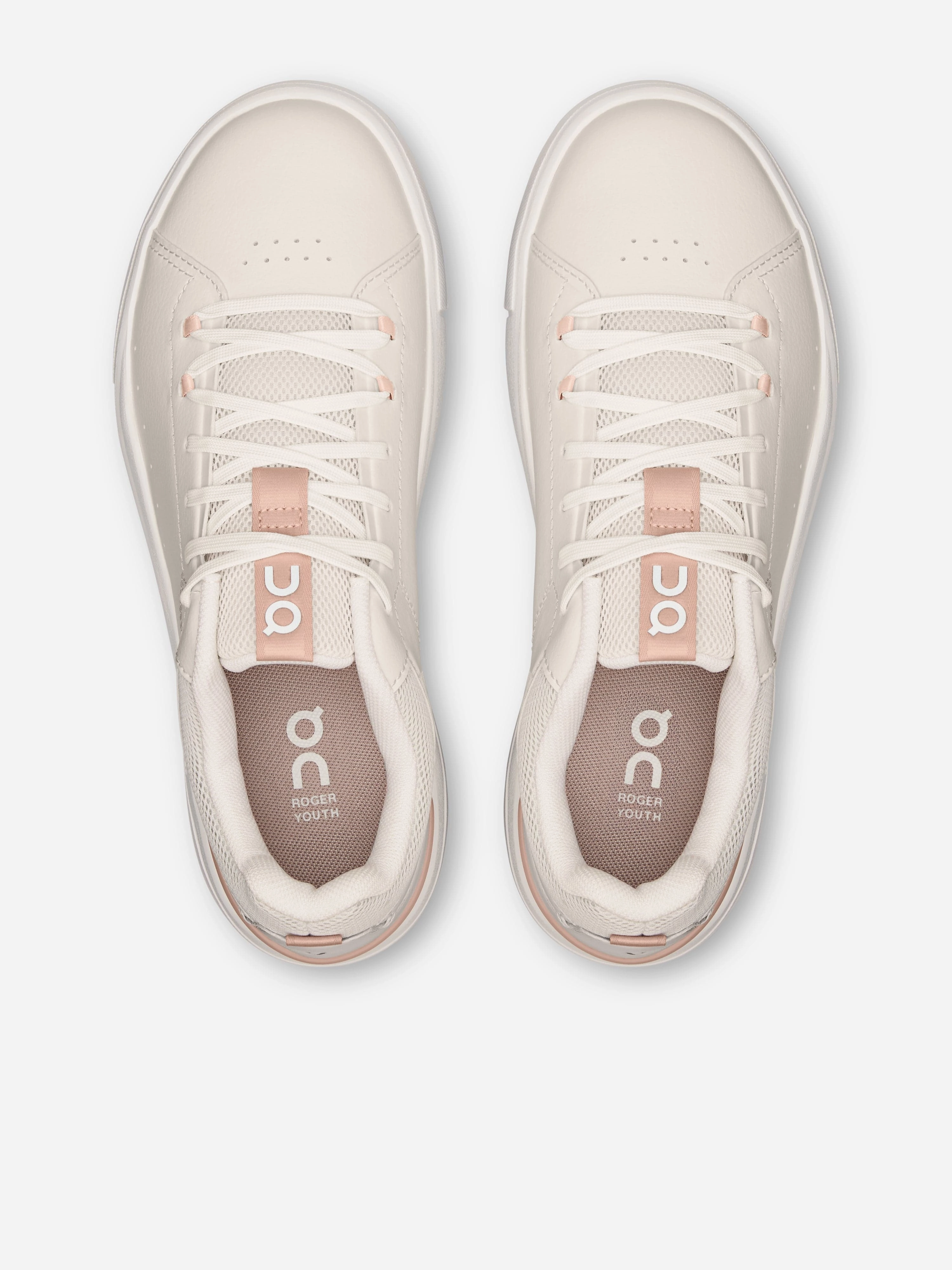 Revolution 7 Running Shoes On Running Kids The Roger Trainers in Ivory