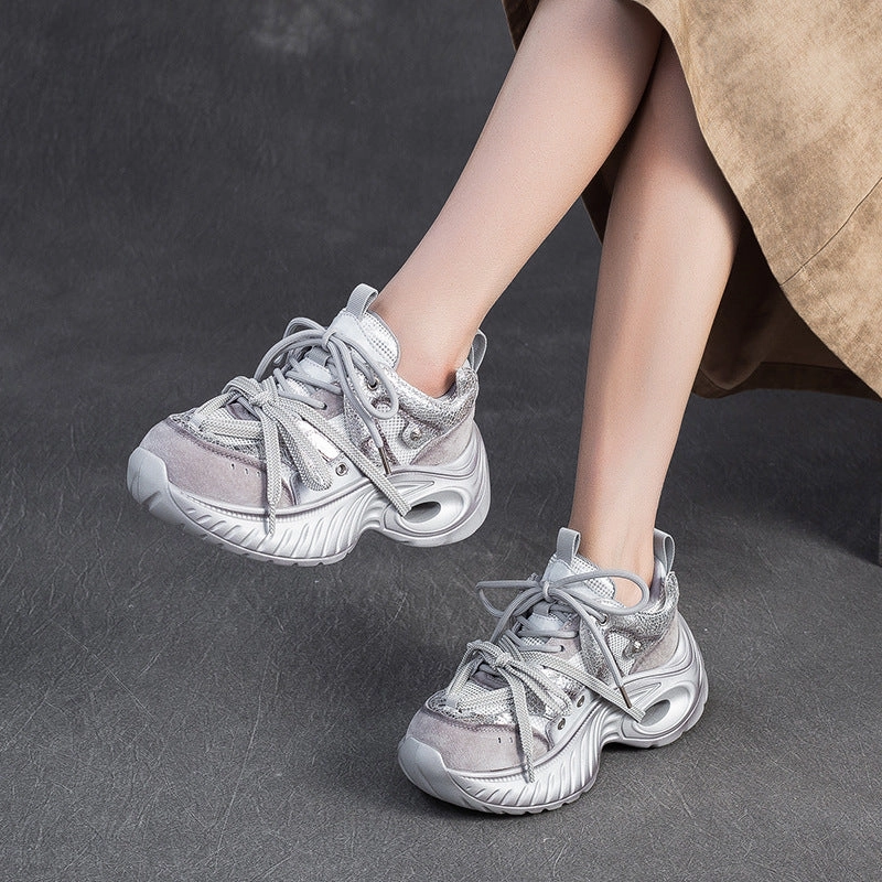 Women's Fashion Breathable Chunky Platform Sneakers Balenciaga Runners Sneakers
