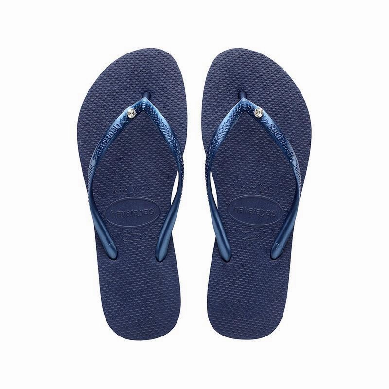 Navy Flip Flops 4145651 SLIM CRYSTAL SW II SANDAL