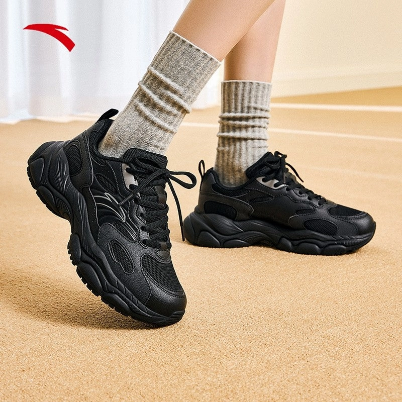 ANTA Women Casual Shoes 1225A8812-8 -Black(Kasut Kasual/Kasut Sniker Perempuan) Snow Boots Clarks