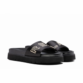 Knee High Hunter Rain Boots Replay Women's Natural Component Black Slipper