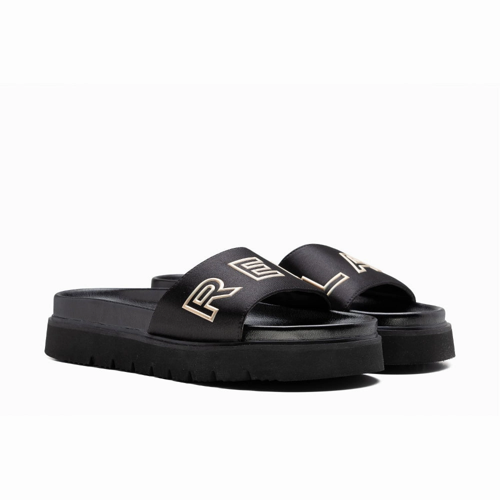 Bops Rain Boots Replay Women's Natural Component Black Slipper