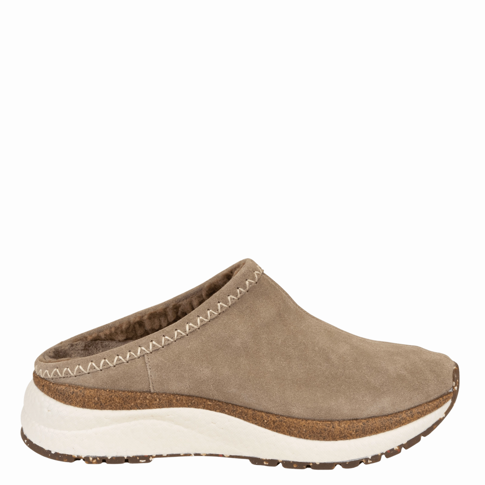 Bona Fortuna Crest Mule Shoes COZYLITE in TAUPE GREY Mules