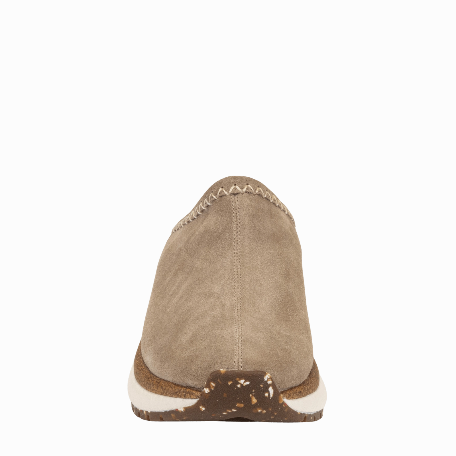 COZYLITE in TAUPE GREY Mules Chunky Heel Mule Shoes