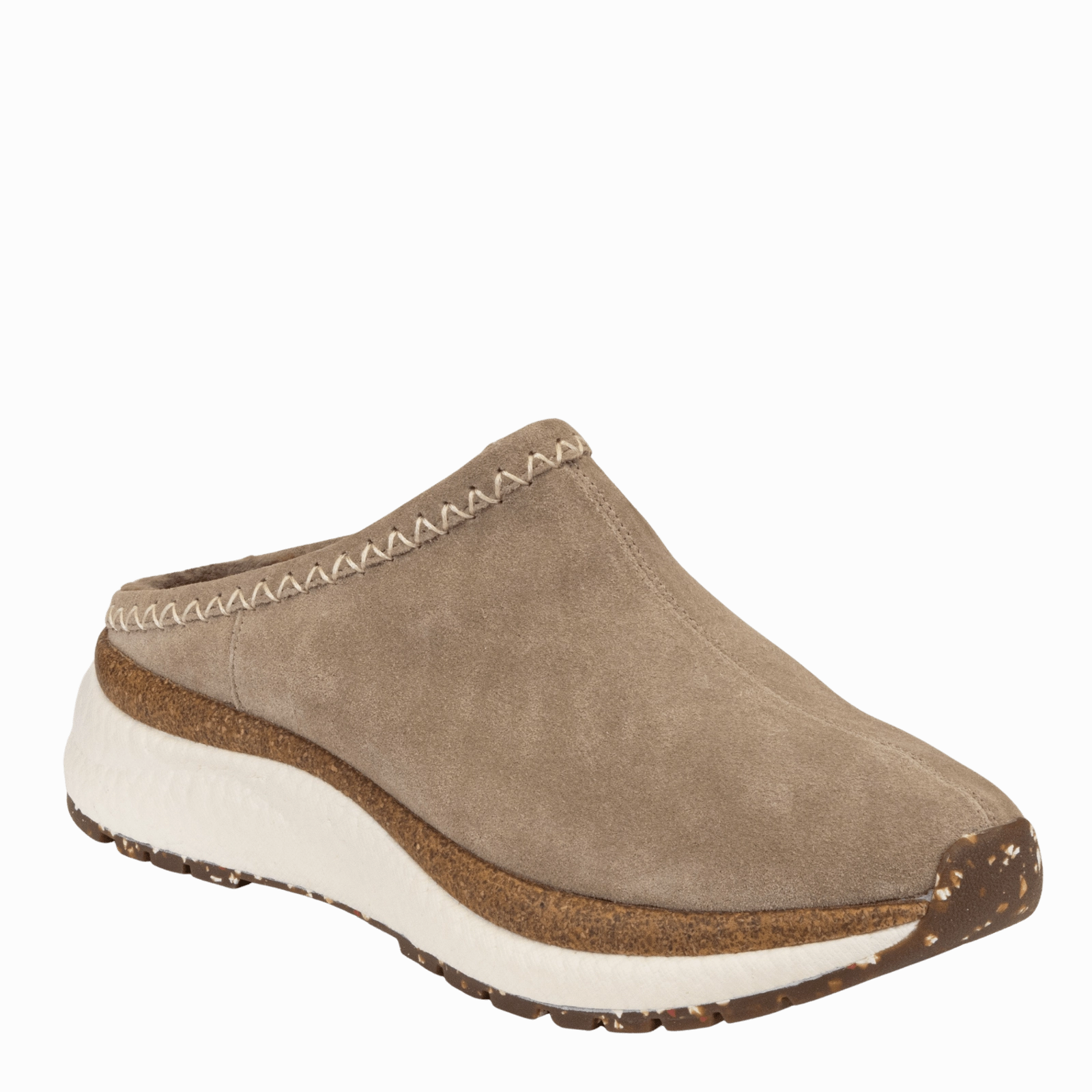 Mules Ears COZYLITE in TAUPE GREY Mules