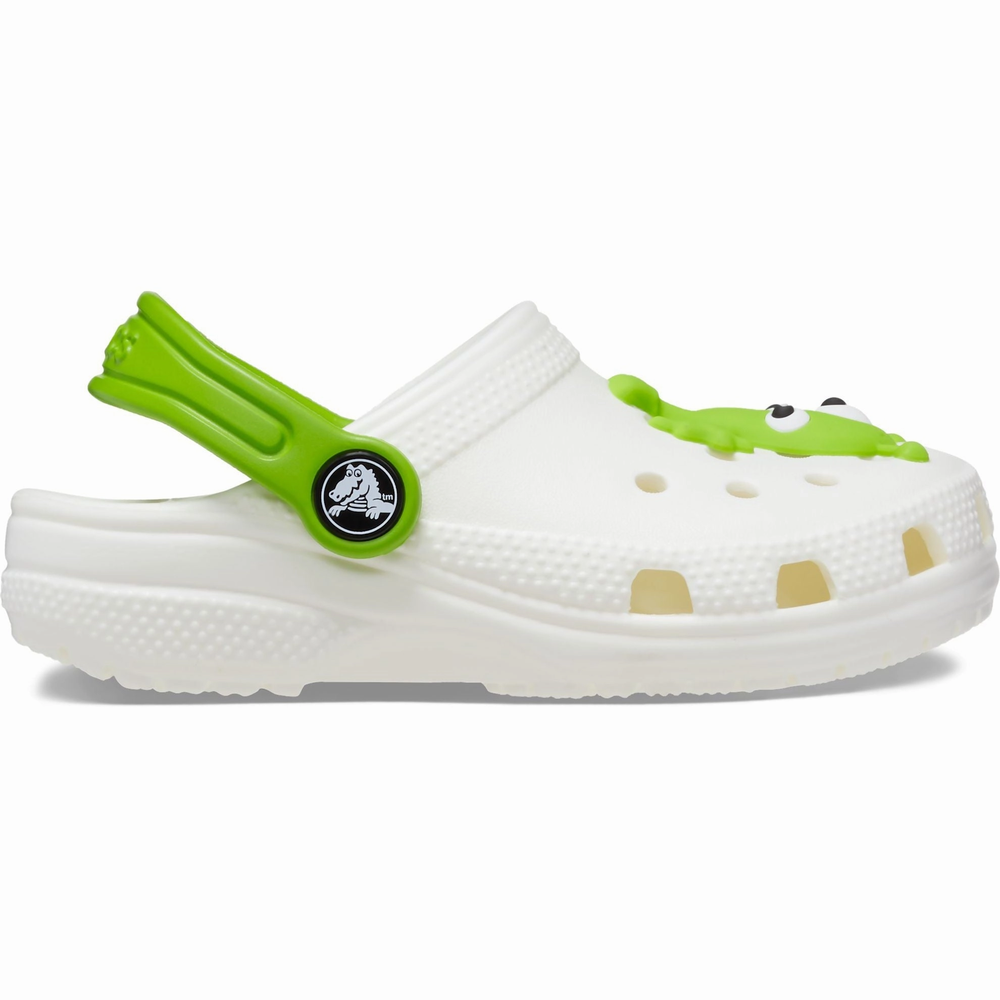 Oil Clogs Pores Crocs Classic Glow Alien Toddler 208653-90H Kids Multi Clogs