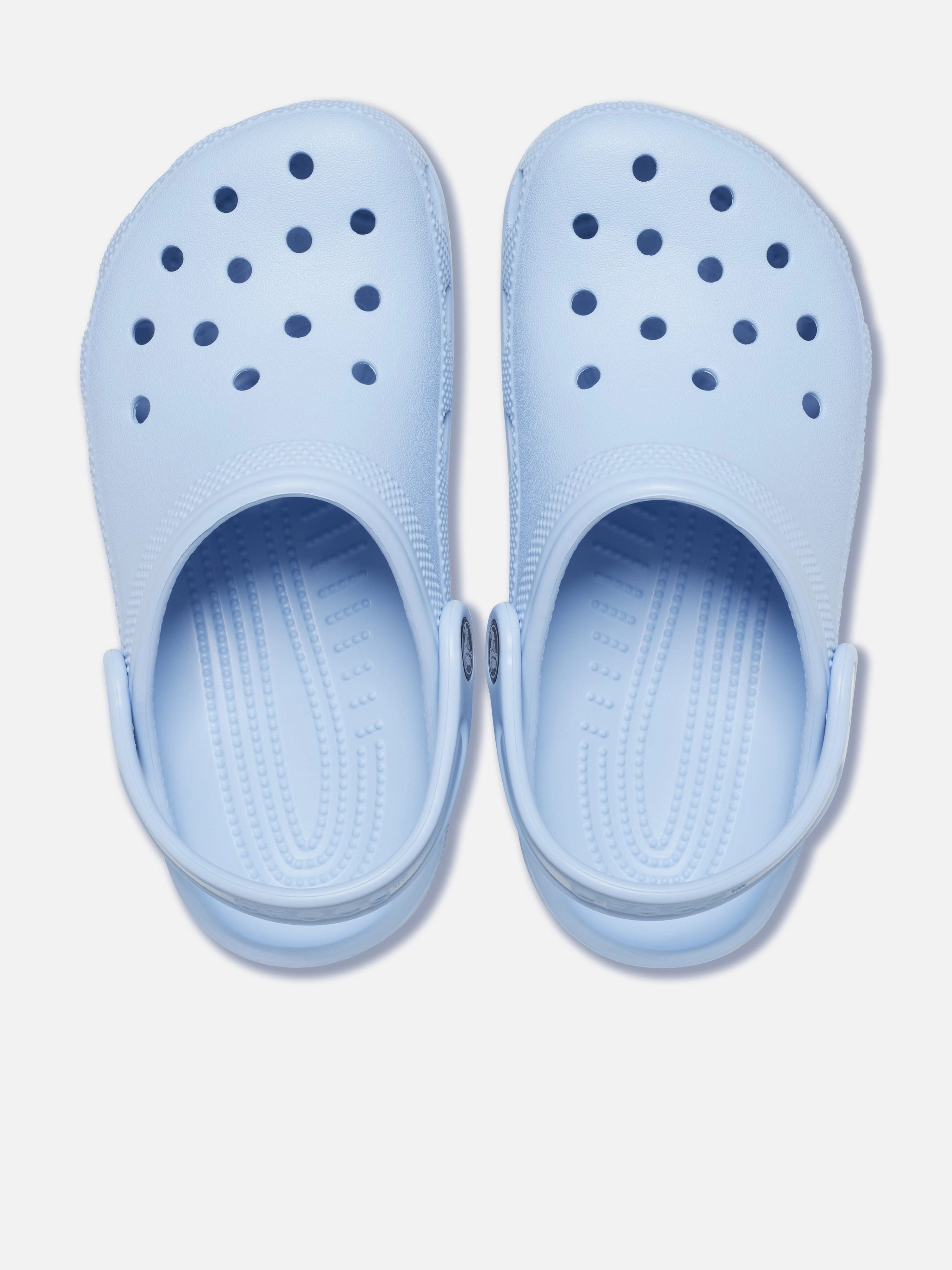 Closed Back Leather Clogs Crocs Kids Classic Clog in Blue