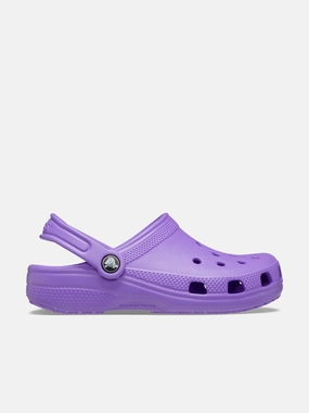 Crocs Kids Classic Clog in Purple Marine Serre Clogs