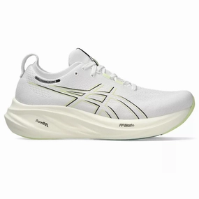 Men's Asics GEL-Nimbus 26, White/Birch, 8.5 4E Extra Wide Asics Tiger Gel Shoes