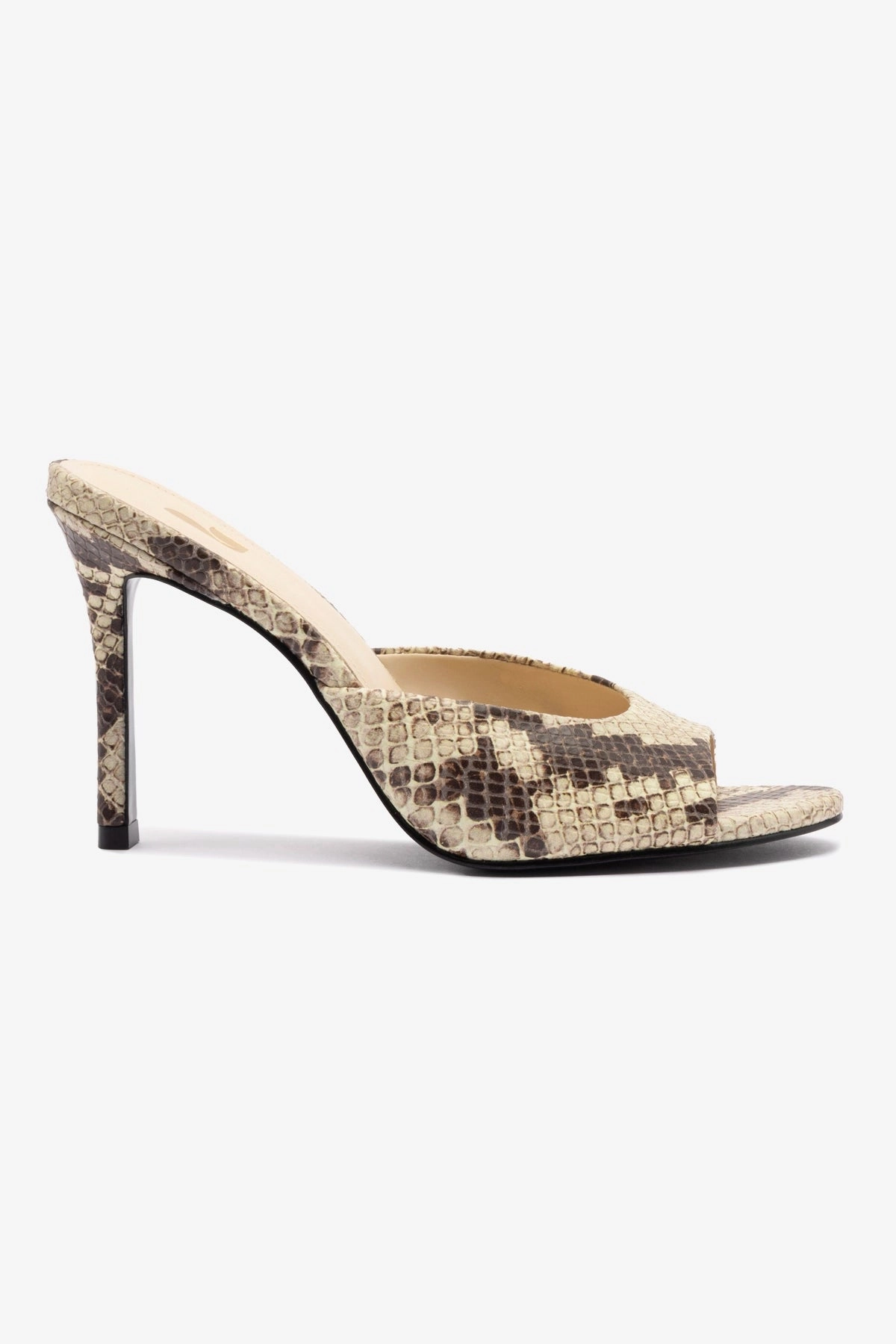 Jasmine Hi Mule In Snake Printed Neutral Nordstrom Mule Shoes