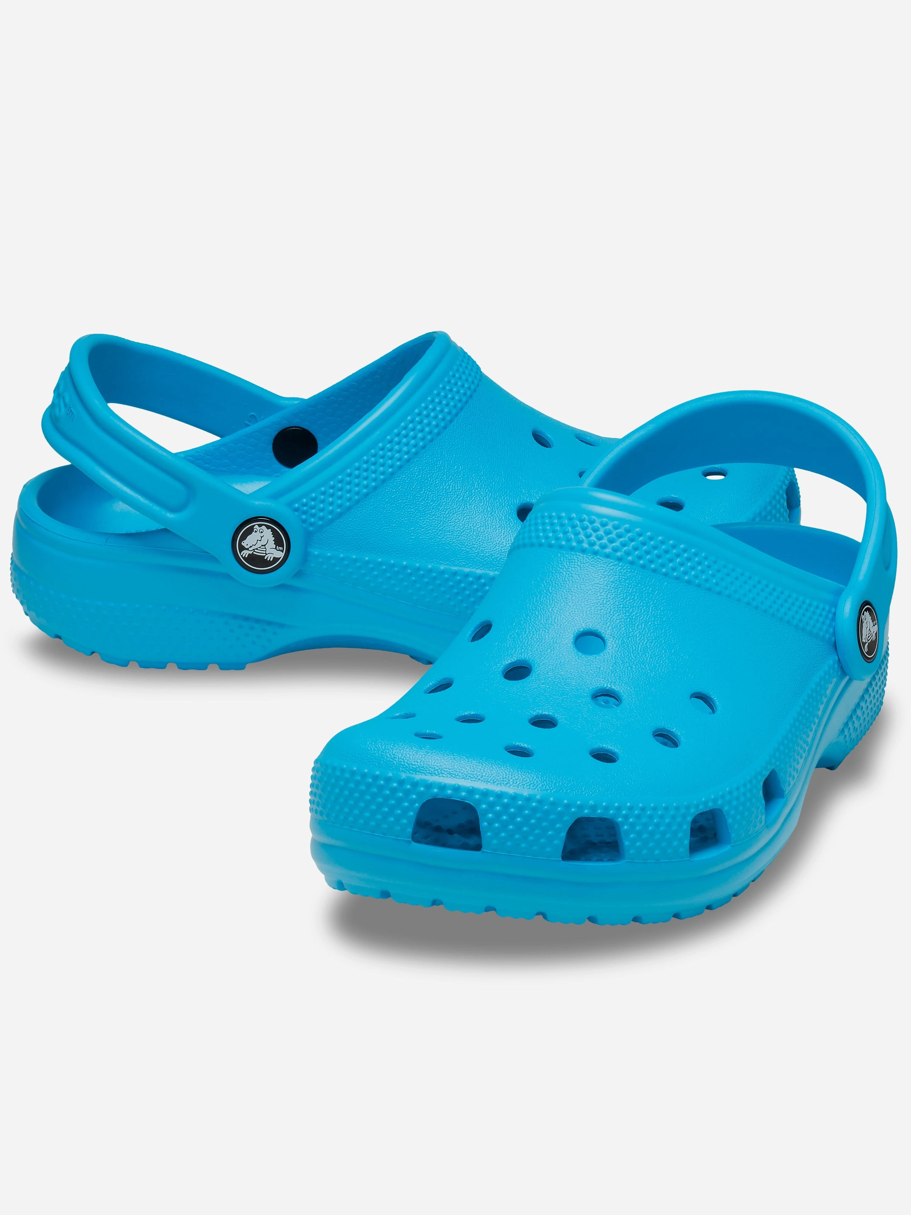 Clogs No Holes Crocs Kids Classic Clogs in Blue