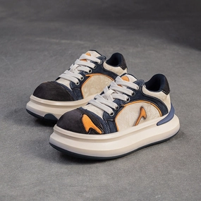 Women's Fashion Color-Blocked Chunky Platform Sneakers Sneakers Gel Kayano