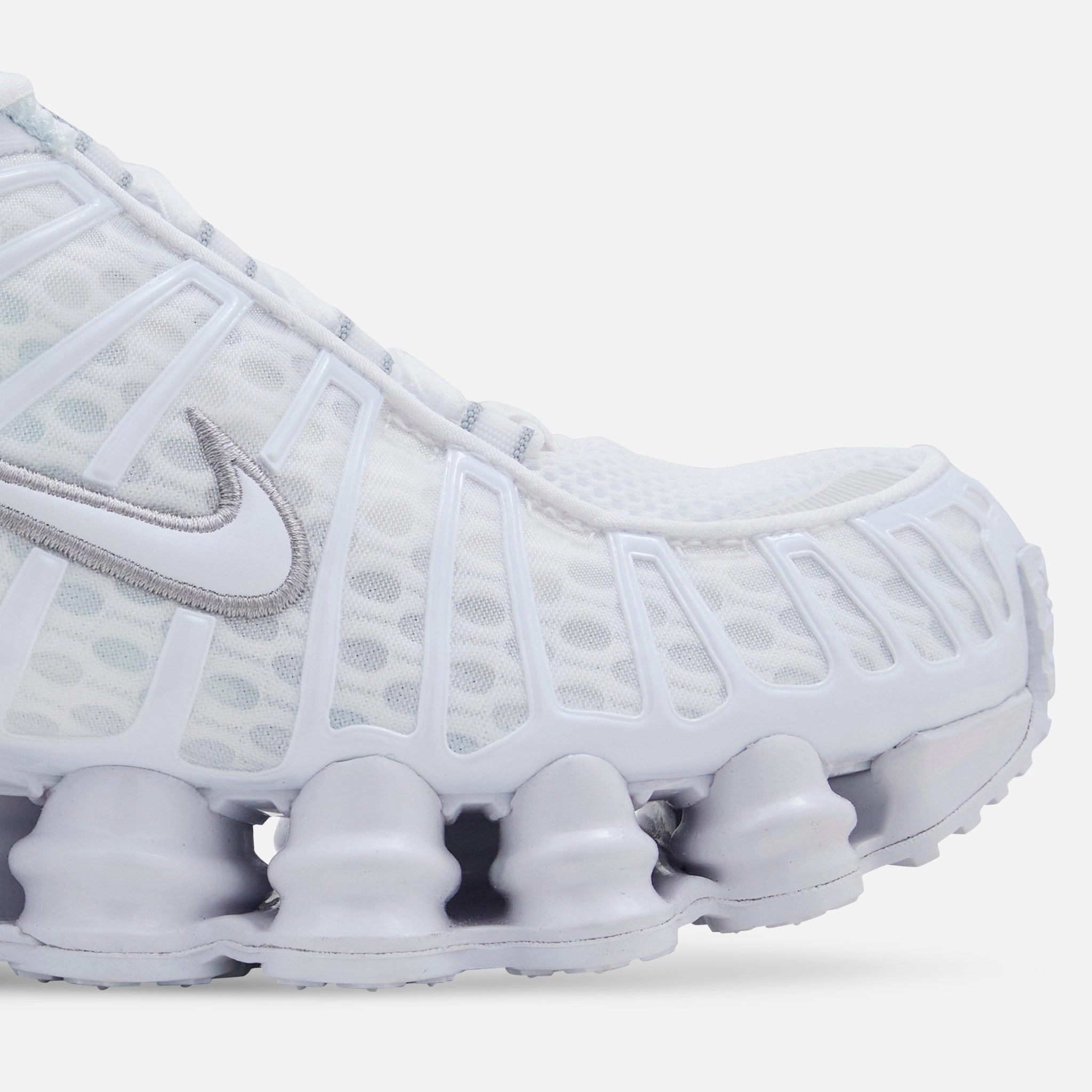 Shox TL White | Metallic Silver | Max Orange | White Nike Air Command Force Shoes