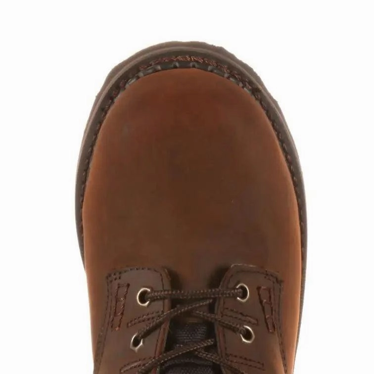 Composite Toe Leather Work Boots Georgia Boot Brookville Steel Toe Waterproof Work Boot G7334