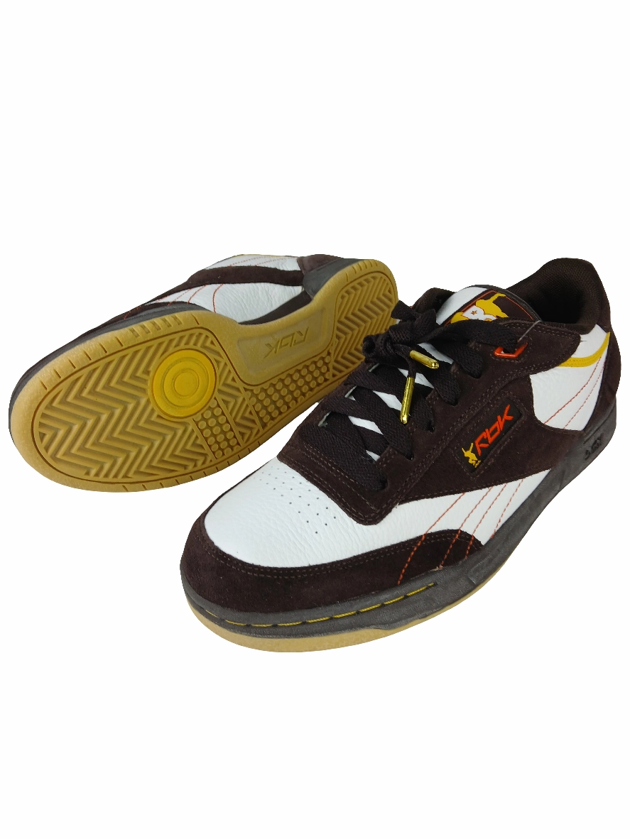 Cheap Suede Skate DGK X Reebok RBK Club DGK Skate White Earth Parka Yellow Gum US Mens Size 9.5 Shoes