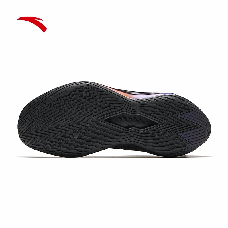 Levels Of Soccer Cleats ANTA Men SHOCK WAVE 7 Basketball Shoes 1125C1126-3 -Black (Kasut Bola Keranjang)