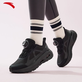 Bows For Rain Boots ANTA Women Cross Training Shoes EBUFFER PRO Women Training Shoes - 1224D7711-5 Black (Kasut Sukan Perempuan)