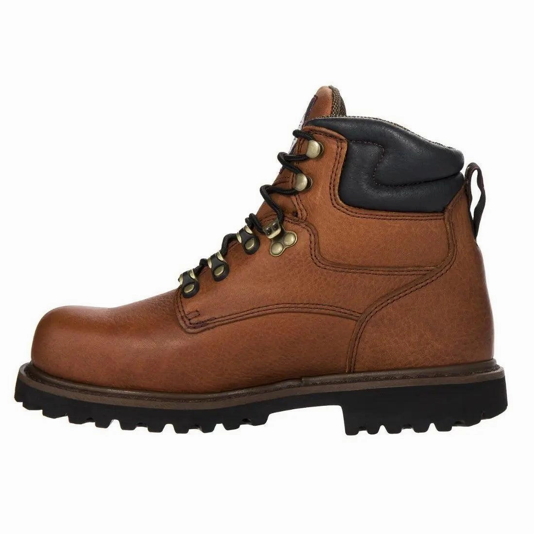 Georgia Boot Mens Hammer Steel Toe Met Guard Work Boots G6315 Best Work Boots Without Steel Toe