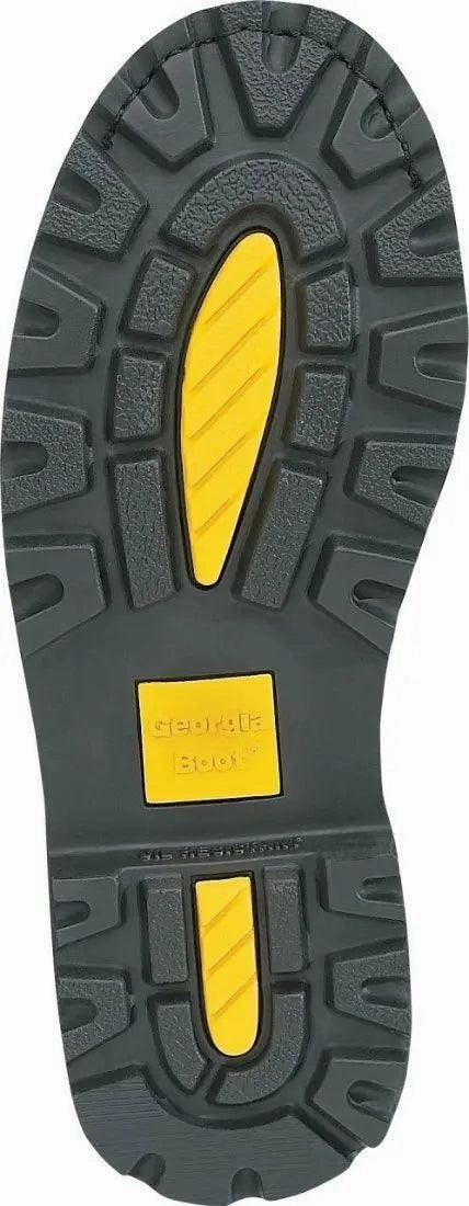 Slip On Steel Toe Work Boots Georgia Boot Mens Hammer Steel Toe Met Guard Work Boots G6315