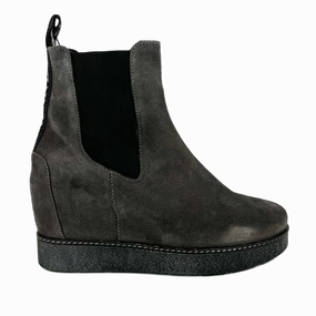 Chelsea Boots Walking PEDRO MIRALLES | BOTINES | MUJER | VELOUR I MOD 22308 | GRIS