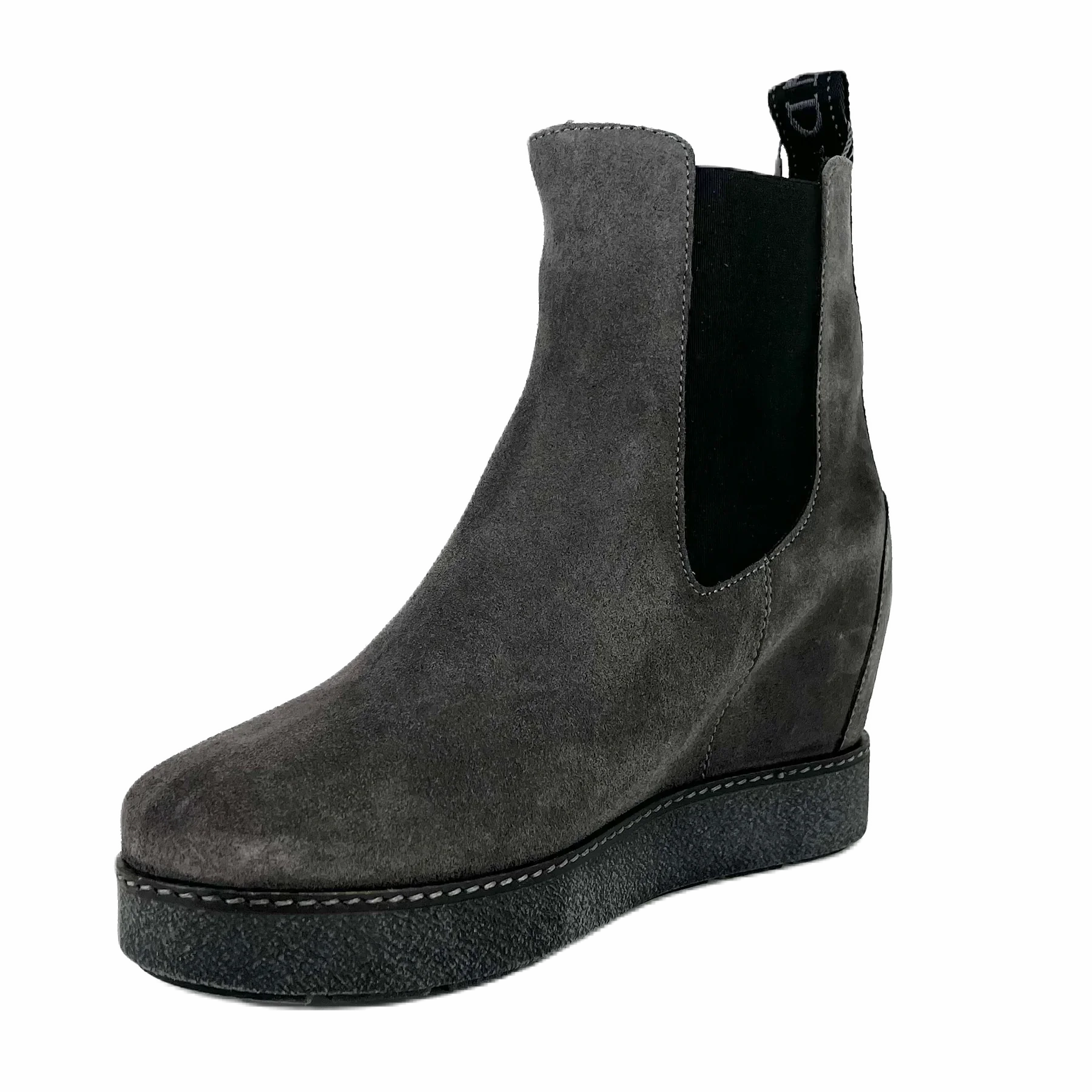 PEDRO MIRALLES | BOTINES | MUJER | VELOUR I MOD 22308 | GRIS Best Wide Chelsea Boots