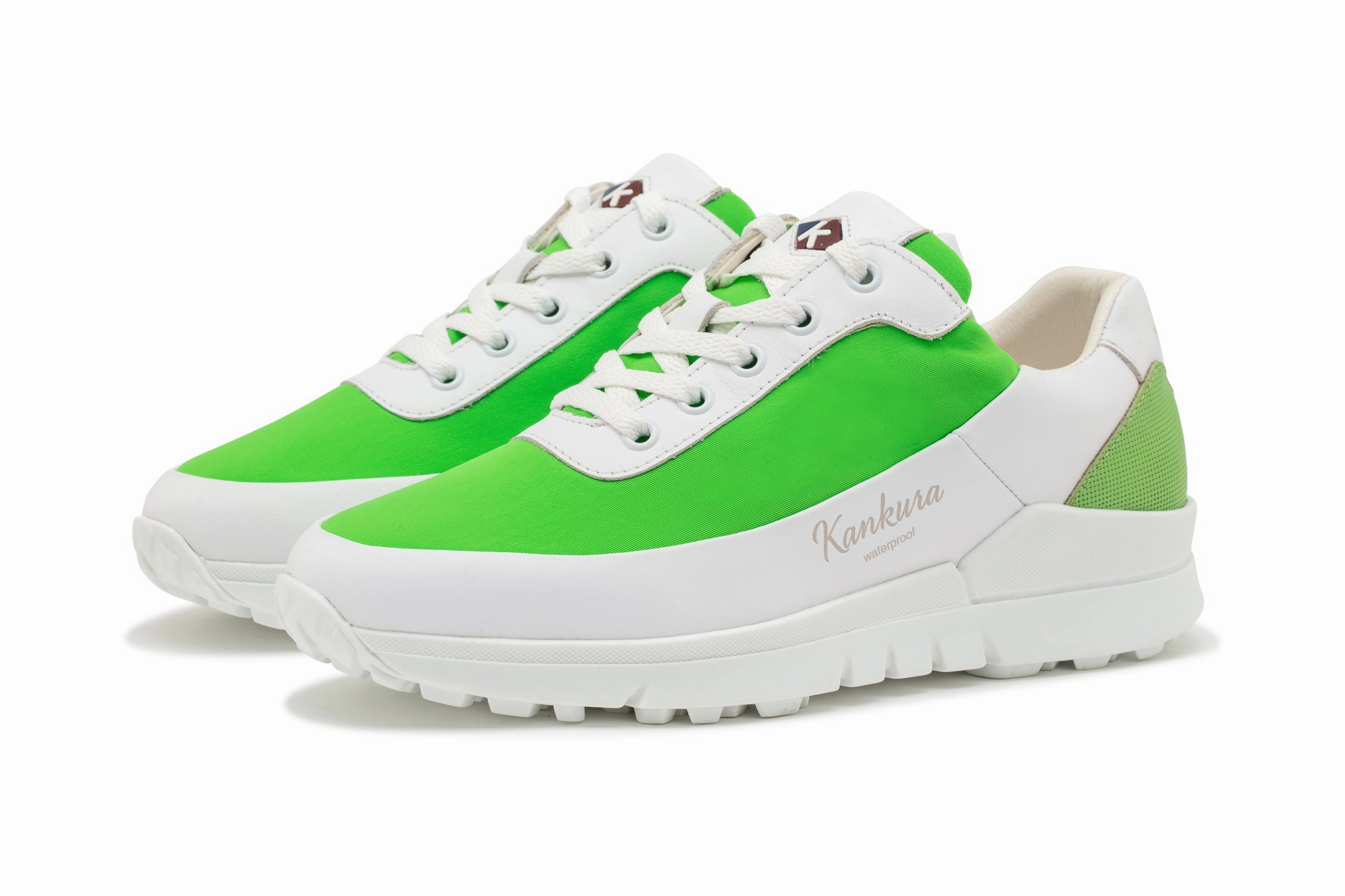 Junior Golf Waterproof Master Lady 03  White|Green   Women's Golf Shoes ML003 26