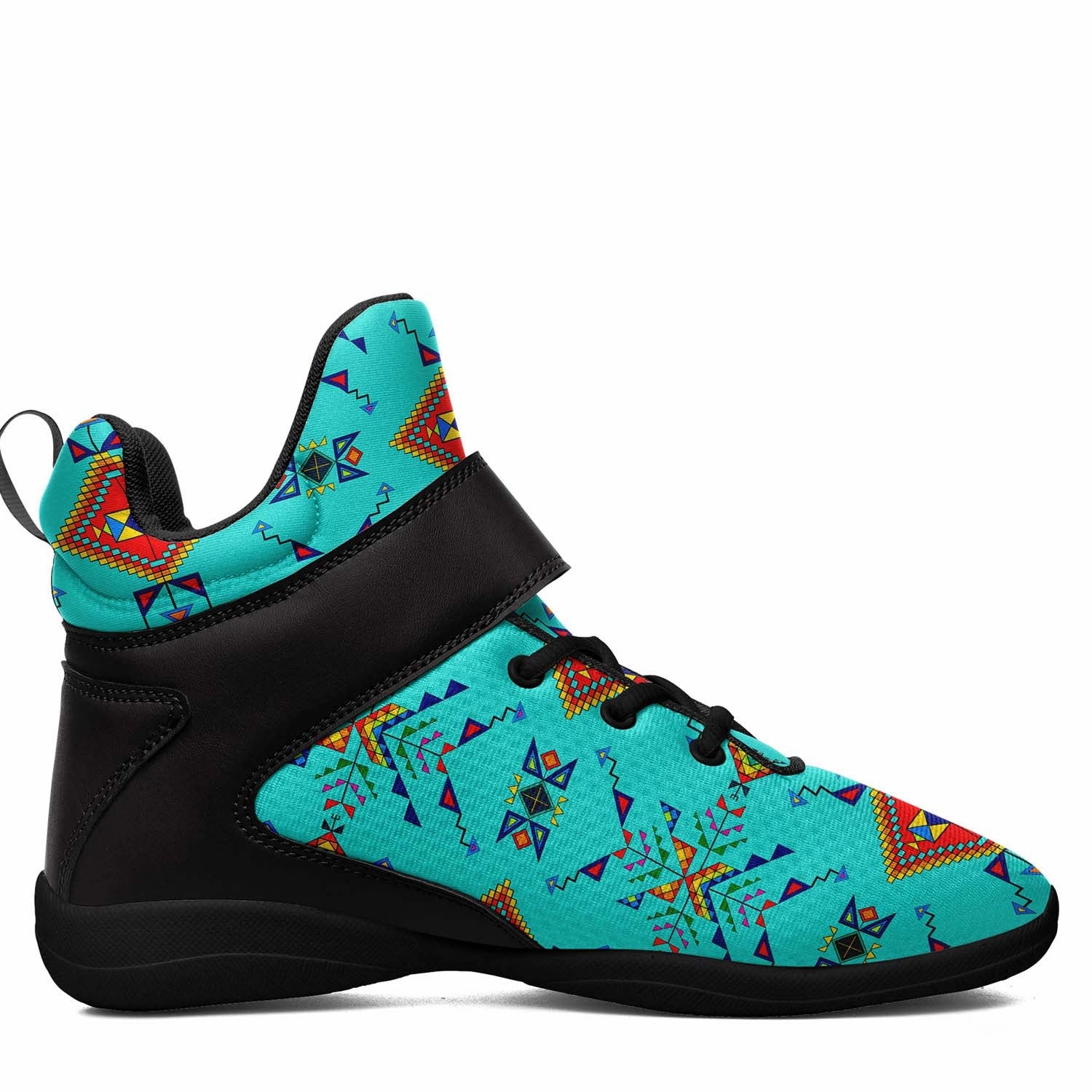Basketball Shoes Releasing 2025 Buffalo Jump Turquoise Ipottaa Basketball / Sport High Top Shoes - Black Sole