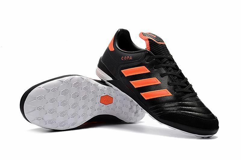 Adidas Copa Indoor Soccer Shoes Black/Orange F50 Pro Laceless Fg Soccer Cleats