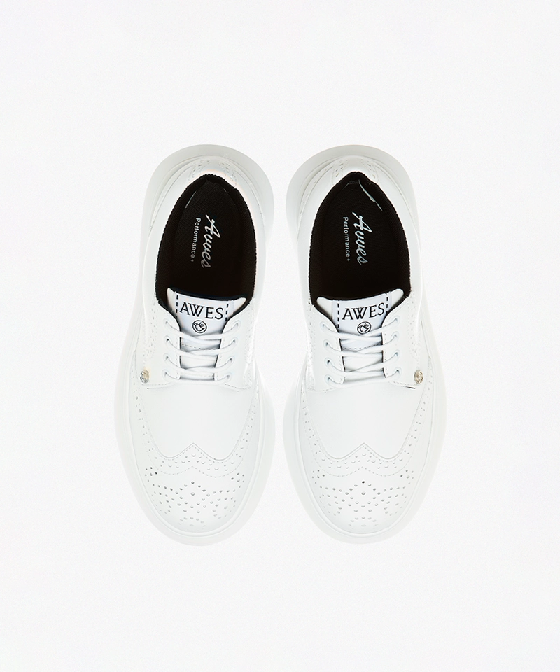 AVVES Women's Phoenix Essential Highrise - White Personalized Golf Shoes