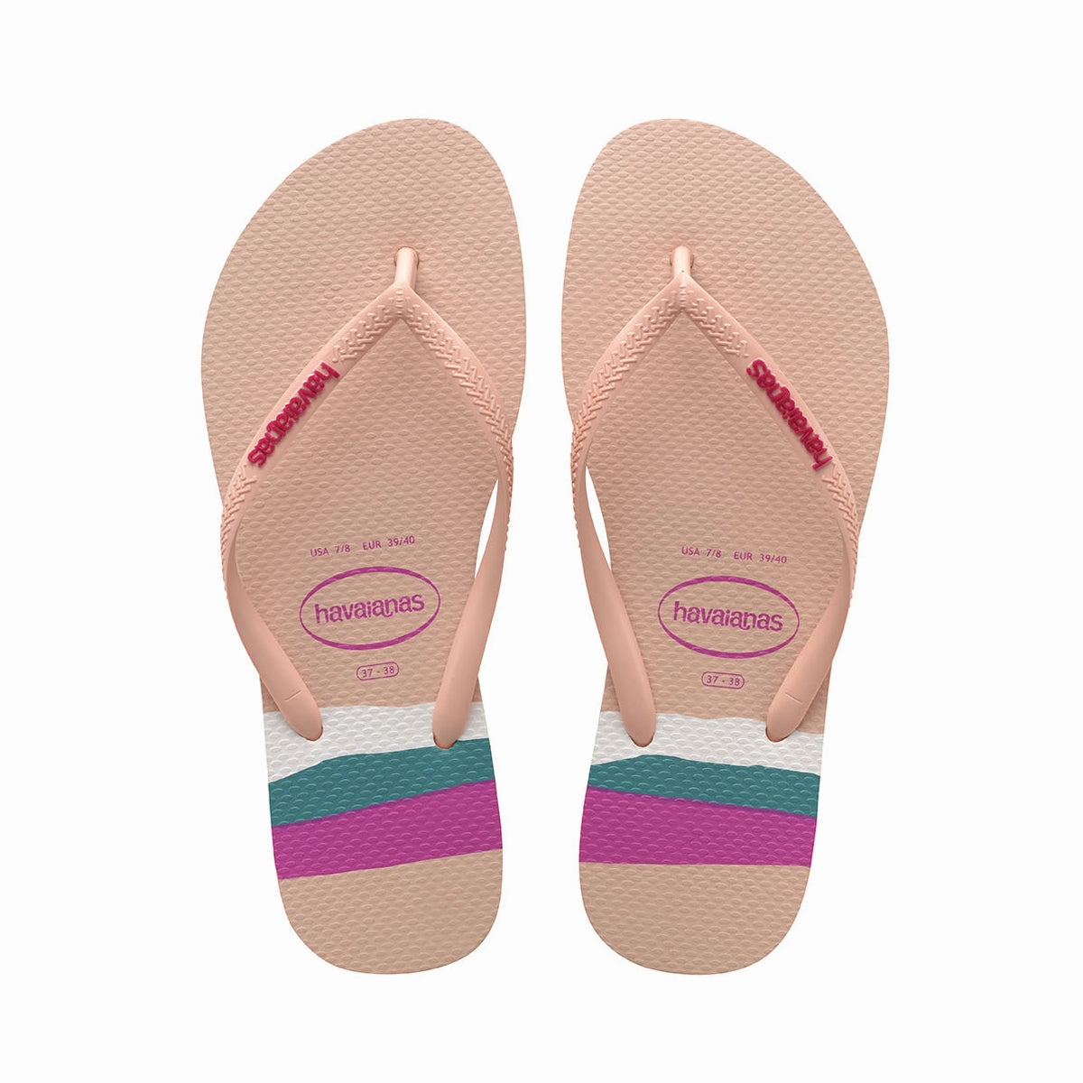 Flip Flop Spanish WOMEN SLIM STRIPES FLIP FLOPS